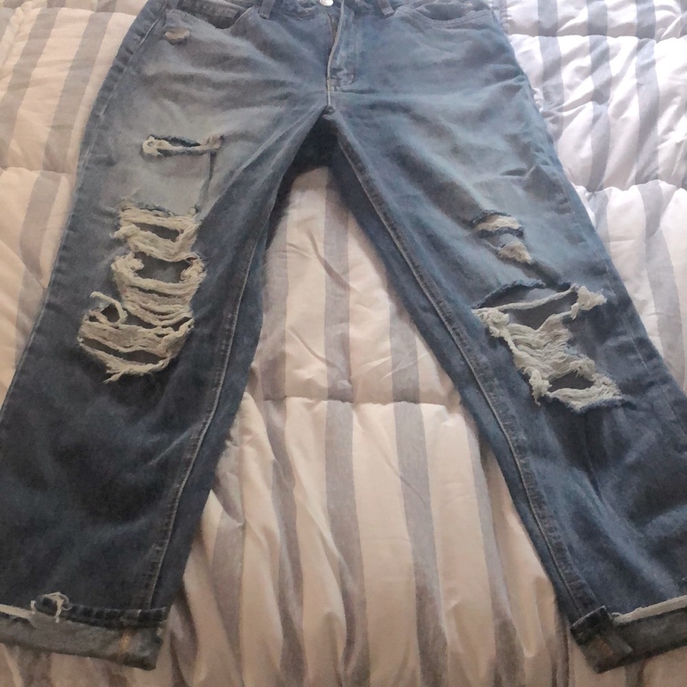 Brand new designer jeans.